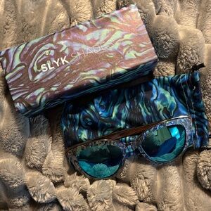 SLYK Shades with Blue Lenses